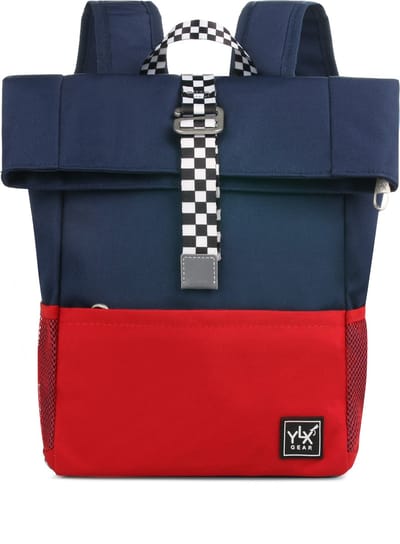 SALE: YLX Original rugzak voor kinderen. Marine blauw & baksteen rood. Gemaakt van gerecycled plastic. Gerecyclede plastic flessen. Eco-vriendelijk. Schooltas - rugzak - meisjes - meiden - jongens - jongen - basisschool