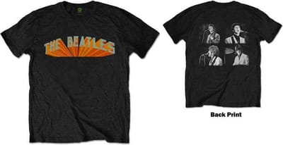 The Beatles Heren Tshirt -S- Live In Japan Zwart