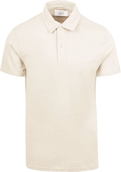 King Essentials The James Poloshirt Ecru - Maat XL - Heren - Polo shirt Heren met Korte mouw