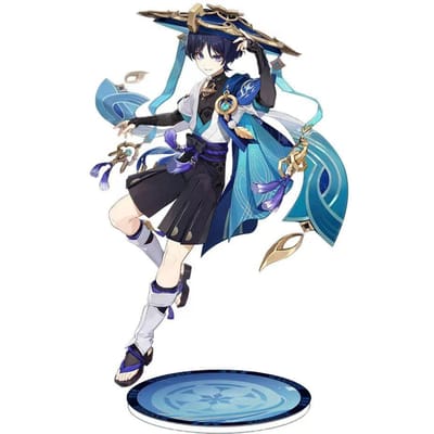 Genshin Impact Anime Figuur Varka Acryl Stand Lauma Flins Aino Ineffa Model Plaat 1 Stuk Bureau Decor Staand Bord Game Fans Duurzame Cadeaus