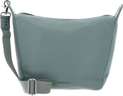 MANDARINA DUCK Leren Schoudertas Mellow Leather Shopper Iceberg Green Mintgroen
