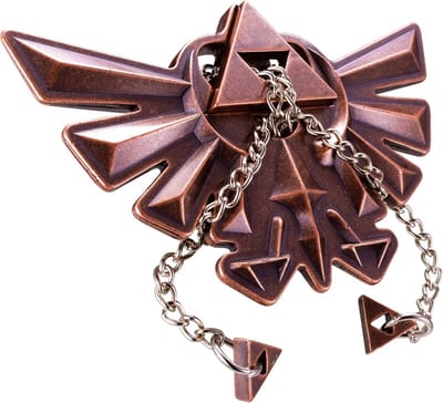 Hyrule Crest Puzzel - Metalen Puzzel - Logisch Denken - Ketting Manipulatie - 1 Puzzel - Meerkleurig