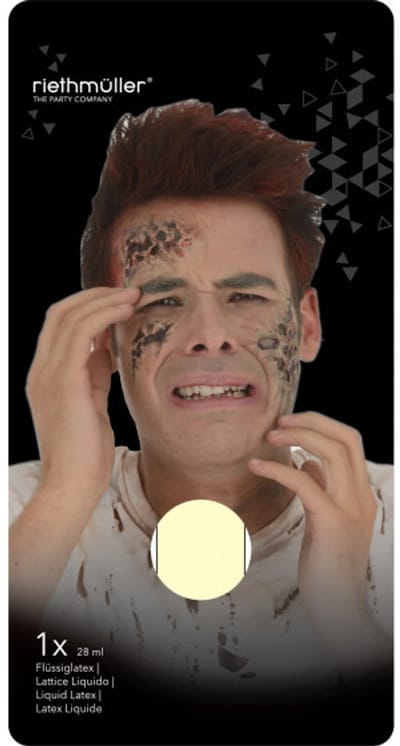 Amscan Latex schmink/makeup - 28 ml - nep wonden - halloween - horror
