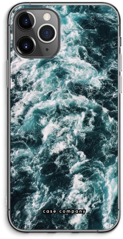 Case Company® - Hoesje geschikt voor iPhone 11 Pro Max hoesje - Zee golf - Soft Cover Telefoonhoesje - Bescherming aan alle Kanten en Schermrand