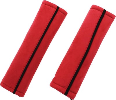 Set van 2 Universele Gordelkussens voor Auto en Bestelwagen - Rood