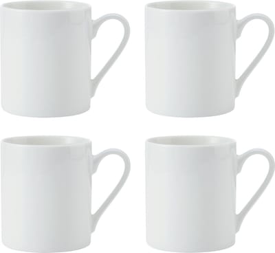 Mikasa - Mokken - Egret - China - Wit - Set van 4 - 380ml