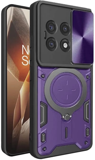 Hoesje geschikt voor OnePlus 13R - Techsuit CamGuard Pro Back Cover - Paars