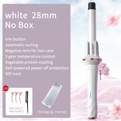 Automatische Haarkruller 28mm 32mm Grote Golf Krultang Snelle Verwarming Anion Professionele Styling Wands EU