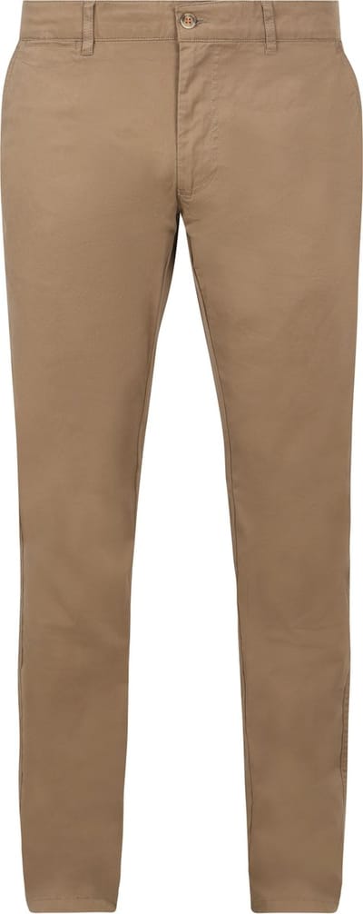 Suitable Chino broek Peano Twill Sand - Maat 46 - Heren - Mannen broeken