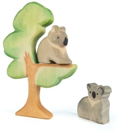 Ostheimer houten speelfiguur koala zittend - duurzaam speelgoed.