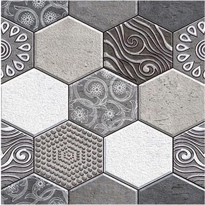 3-dimensionale waterbestendige vochtbestendige verwijderbare zelfklevende behang Peel & Stick PVC muurstickers voor woonkamer badkamer keuken aanrecht 1pcs gray