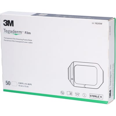 3M Tegaderm – Transparant Filmverband – Steriel & Waterdicht – 10 × 12 cm – 50 stuks