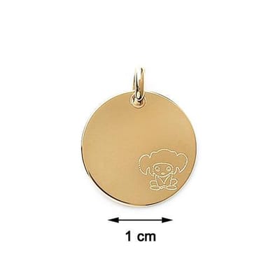 Blinx Jewels Vergulden Hanger Munt