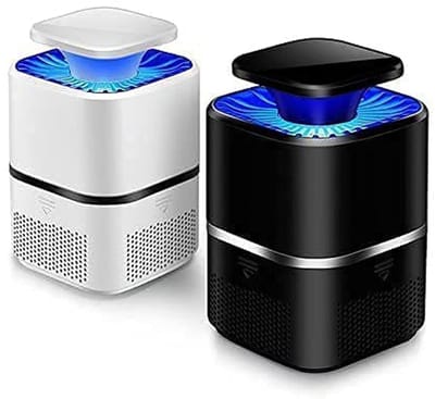 Nieuwste milieuvriendelijke elektrische LED-muggenval met lamp | Theory USB-muggenval met schermbeschermer voor thuis | Gebruiksvriendelijke insectenval (wit)