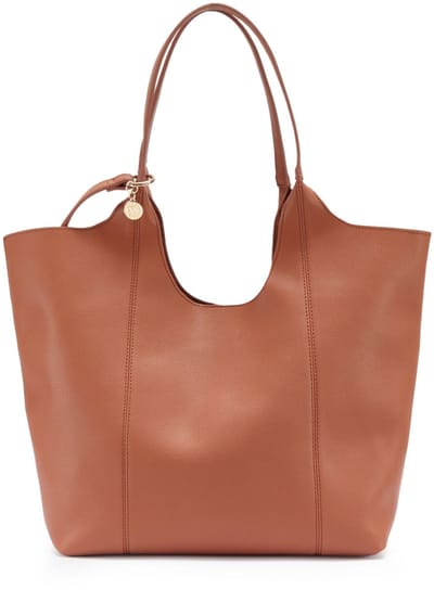 Apple of Eden Leren shopper met afneembaar etui en magnetische druksluiting.
