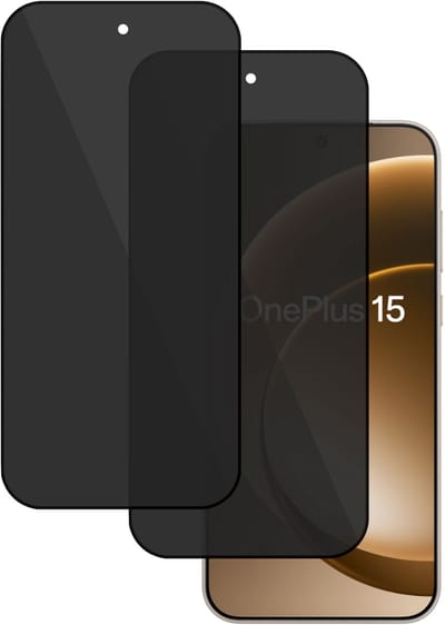 2x TechNow Privé Screenprotector geschikt voor OnePlus 15 Screenprotector - Privacy Beschermglas - Rounded - Privacy Proteqt+