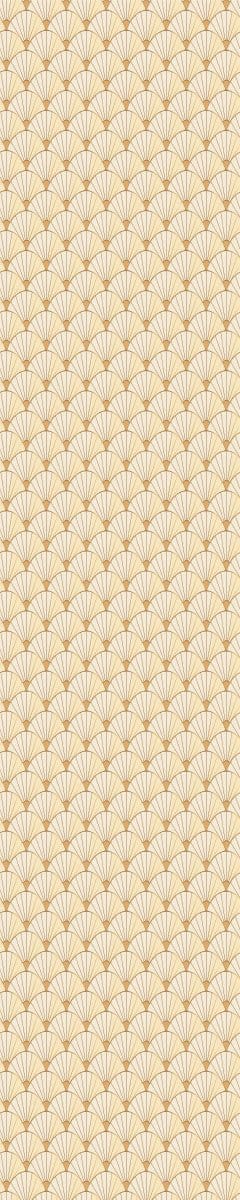 Voorgelijmd vliesbehang - ART DECO BEIGE WAN - 1 rol van 300x60cm