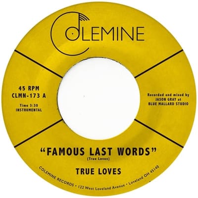 True Loves - Famous Last Words (7" Single)