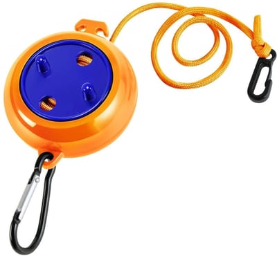 EXCITAT Waslijn - Intrekbare waslijn - Draagbaar - voor badkamer, wasruimte, tuin - Oranje