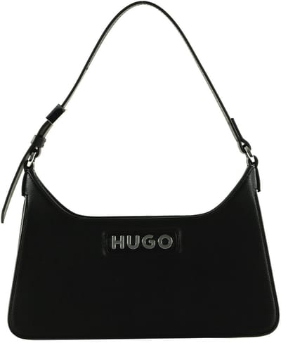 HUGO schoudertas Mel 2.0 Shoulder Flap Bag Black zwart