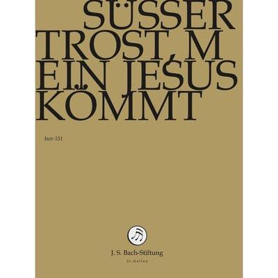 Chor & Orchester Der J.S. Bach-Stiftung, Rudolf Lutz - J.S. Bach: Susser Trost, Mein Jesus Komm (DVD)