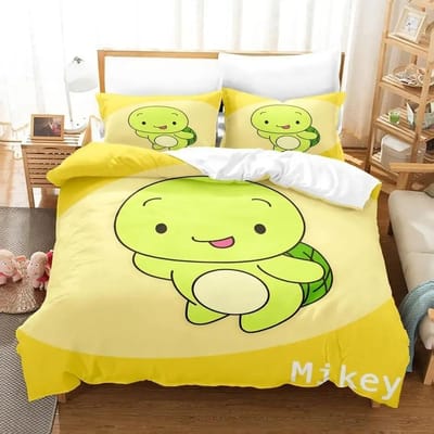 3D Geprint Schattig jj mikey maizen Beddengoedsets Exquise Bedbenodigdhedenset Dekbedovertrek Beddekbedset Luxe Verjaardagscadeau 140X200cm-2pcs