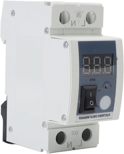 Huidige Begrenzer - Stroom Beveiliger - Circuit Bescherming - Instelbaar Bereik - 40A - Wit