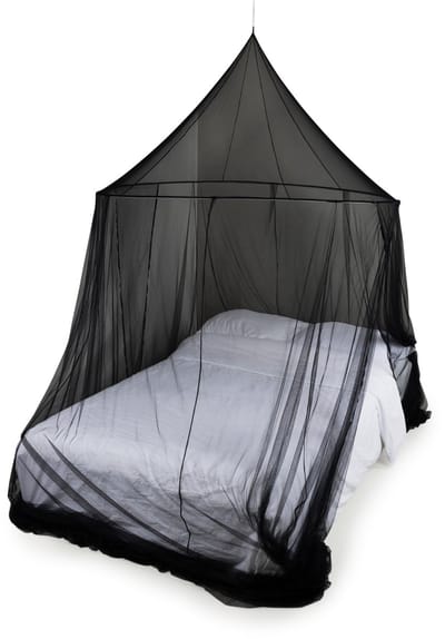 Deconet klamboe - Bangla Max XXL - Topring 150cm, Omtrek 14meter - Zwart - 2pers