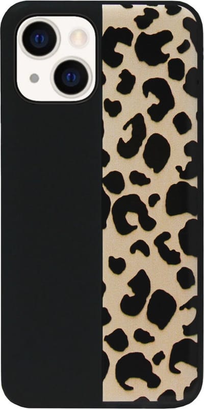 ADEL Siliconen Back Cover Softcase Hoesje Geschikt voor iPhone 14 Plus - Luipaard Bruin