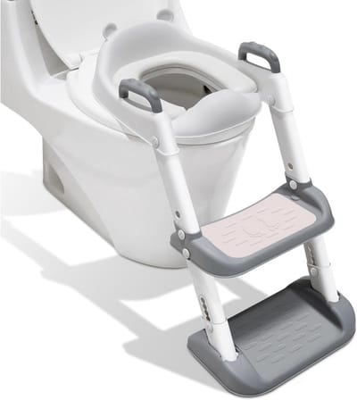 DailySupplies® WC Verkleiner met Trapje - Potje Peuter - Plaspotje Opvouwbaar - Wit