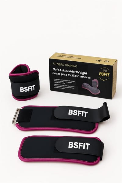 Neopreen Gewichtsbanden Set van 2 - 0.5 kg 1 kg 1.5 kg 2 kg - Verstelbare Pols- en Enkelgewichten voor Thuisfitness - Comfortabele Weerstandsbanden voor Krachttraining