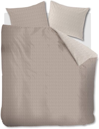Riviera Maison Twisted dekbedovertrek - Lits-Jumeaux XL - 260x200/220 - Zand