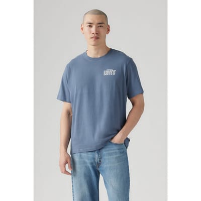 Levi's Ss Relaxed Fit Tee Levis Founded Archiva Maat: M | T-shirts met Print Outlet | Heren | Blauw