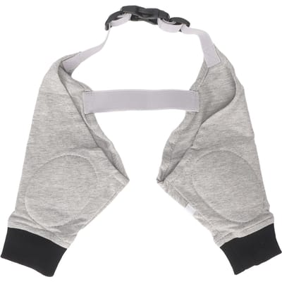 Protège-coude pour chien Chauffant pour articulations Respirant Manchon pour patte avant de chien pour chiens Chiots Gris Noir