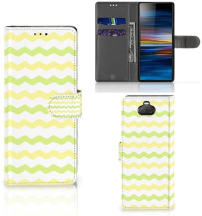 Sony Xperia 10 Telefoon Hoesje Waves Yellow