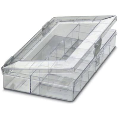 Phoenix Contact SORTI 4/12 Assortimentsdoos (l x b x h) 335 x 225 x 55 mm Aantal vakken: 12 Vaste onderverdeling Box Inhoud 1 stuk(s)