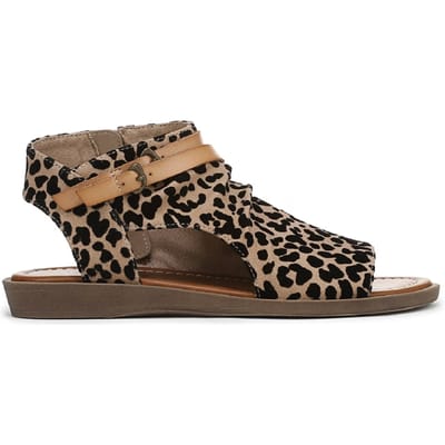 Blowfish Malibu Dames Bruine Luipaard Strappy Lage Wedgesandalen - Denver