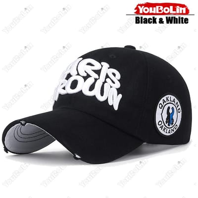 Trendy Verweerde Baseballpet, Herenpet, Dames Zomerpet, 3D Borduurwerk Zonneklep, UV-Bescherming Petten Voor Streetwear&Dagelijkse Uitjes