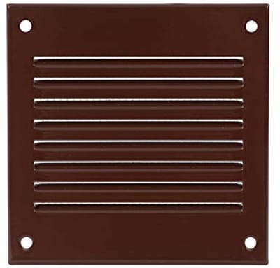 Ventilatie rooster 100mm x 100mm met insectenbescherming