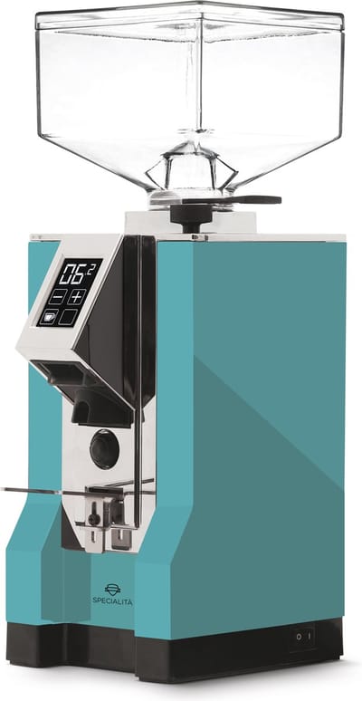 Eureka Mignon Specialita (16CR) koffiemolen chroom / babyblauw