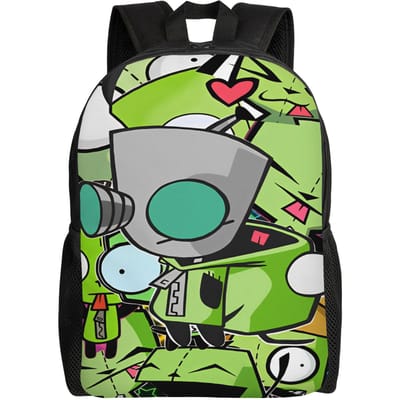 Gir Rugzak Jeugd Invaders Zims Zachte Rugzakken Polyester Streetwear Schooltassen Wandelontwerp Rugzak as picture