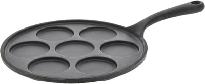 HOLM Blini-pan voor 7 stuks Dia 23,5 cm Zwart
