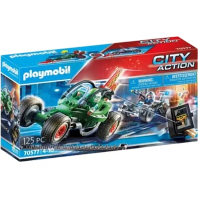PLAYMOBIL City Action Politiekart: achtervolging van de kluisrover - 70577