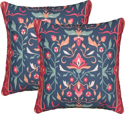 Set van 2 Kussenshoes 45x45 cm | Buiten kussenhoezen | kussensloop | sierkussens | cushion cover | katoen | Cotton Canvas digital print