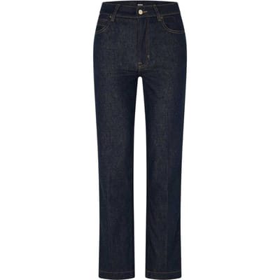 Boss ADA HR-jeans met rechte pijpen voor dames (Blauw)