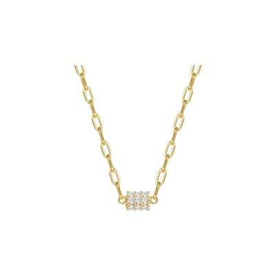Gems München Dames Ketting 925 sterling zilveren 1 Zirconia One Size 88672062