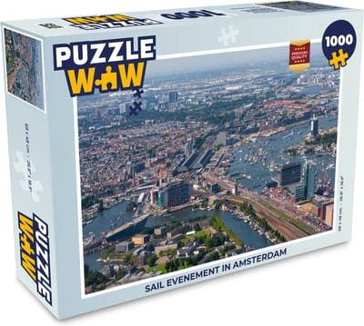 Puzzel Sail evenement in Amsterdam - Legpuzzel - Puzzel 1000 stukjes volwassenen