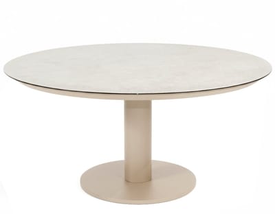 Sarah low dining tuintafel 130xH69 cm printed ceramic latte Taste 4SO