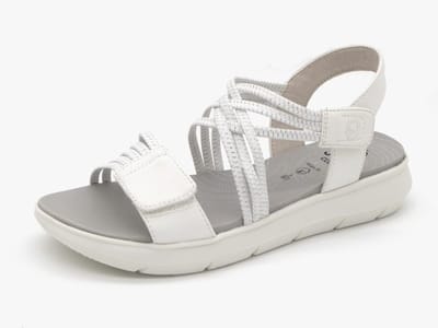 Jana Dames Sandaal - 28766-191 Wit - Wijdte H - Maat 41