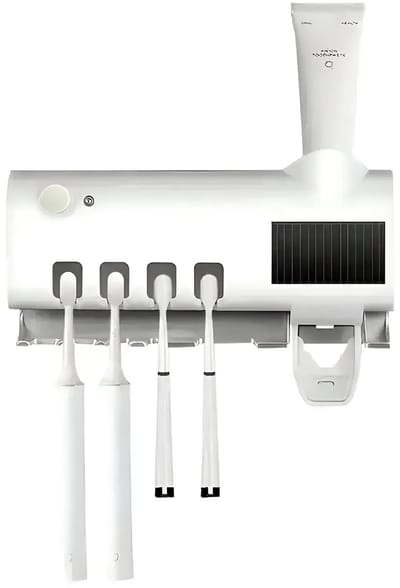 BlueTime - UV-tandenborstelhouder - Steriliserend UV-licht - Elektrisch - Tandenborstel Houder - Tandenborstelhouder Electrische - Wit